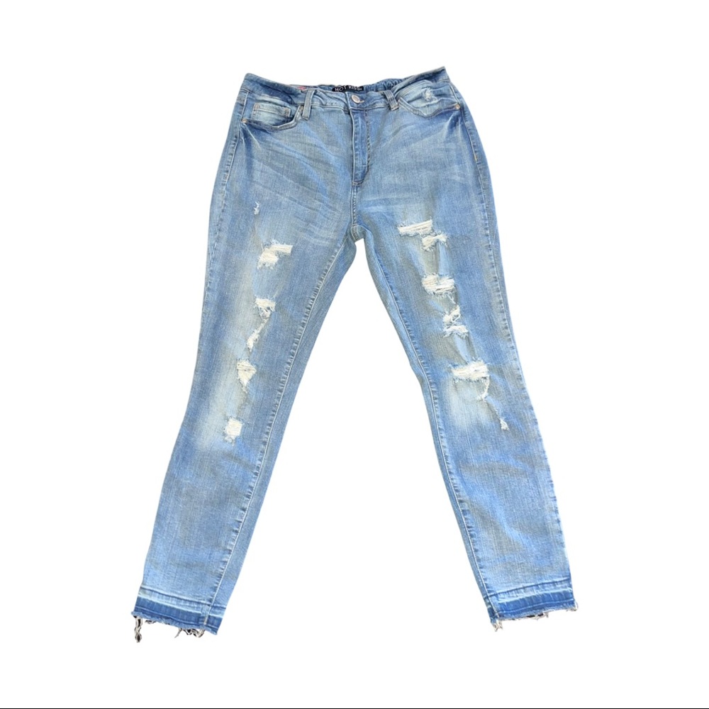 HOT KISS Distressed Jeans